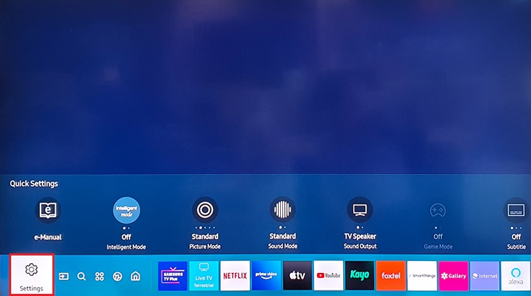 3. Hướng dẫn kiểm tra kết nối Smart Hub trên tivi Samsung