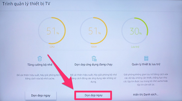 Smart tivi Samsung 2019 chạy chậm, lag và cách khắc phục đơn giản nhất ngay tại nhà