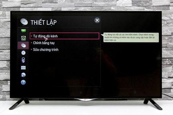 Tại sao tivi LG không có tín hiệu?【Cách khắc phục hiệu quả】 6 Dò lại kênh