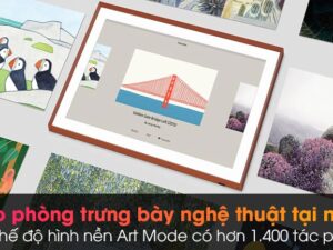 8. Tạo phòng trung bày nghệ thuật tại nhà với chế độ Art Mode
