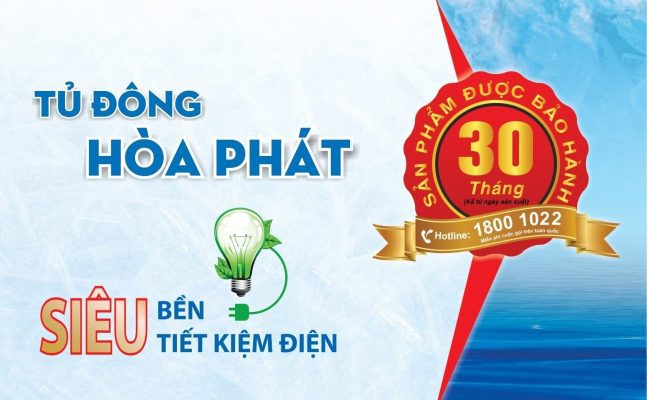 1. Thời gian bảo hành Tủ kem Hoà Phát