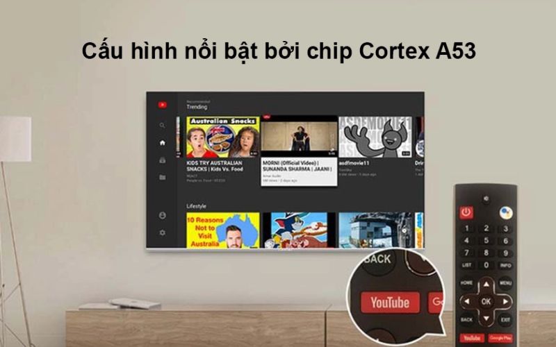 Công nghệ xử lý Cortex A53, đồ họa Mali T820 hiện đại