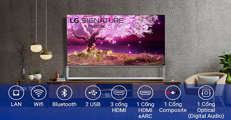 OLED Tivi 8K LG 88 inch 88Z2PSA ThinQ AI