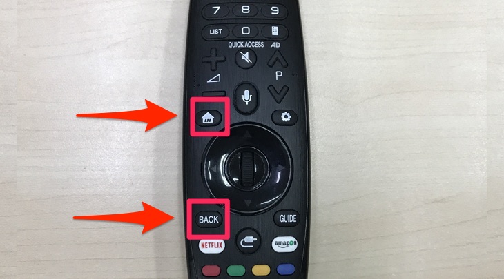 Tivi LG chưa kích hoạt chức năng tìm kiếm thông tin bằng giọng nói