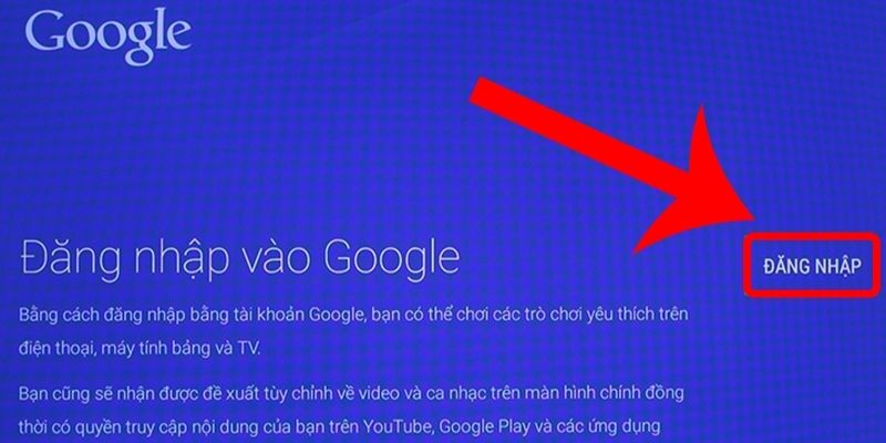 Bạn chưa đăng nhập vào tài khoảng Google