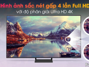 Top 5 model tivi Samsung 65 inch 2022 đáng mua nhất 3 Màn hình độ phân giải Ultra HD 4K hiển thị hình ảnh vô cùng sắc nét, chi tiết