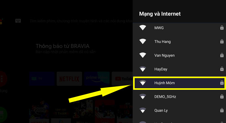 Tivi Sony 32 inch kết nối wifi được không? Hướng dẫn kết nối 5 2. Hướng dẫn chi tiết các bước kết nối tivi Sony 32 inch với mạng Wifi