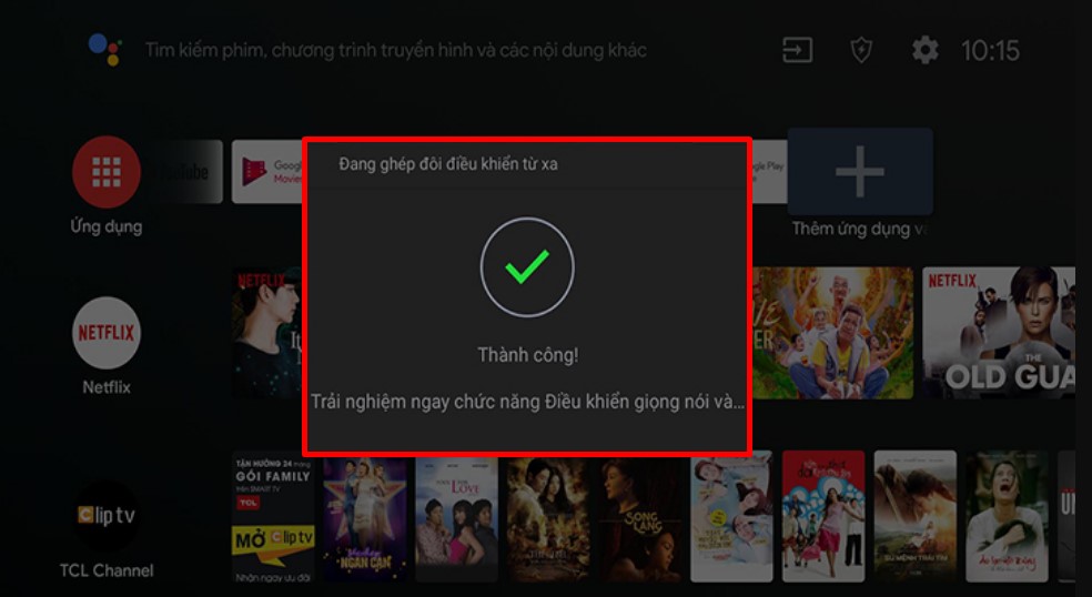 Do remote chưa kết nối với tivi hoặc kết nối bị lỗi