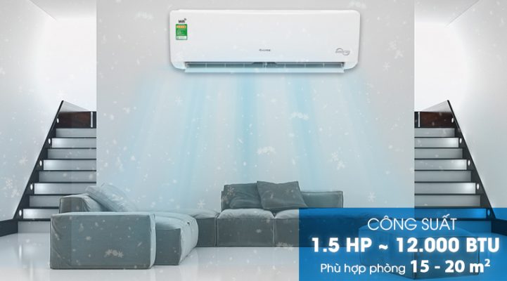 Kích thước điều hòa treo tường 1.5HP (12 000 BTU)