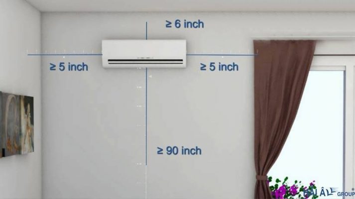 Xác định vị trí lắp đặt dàn lạnh
