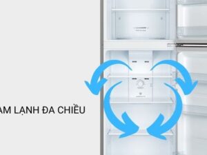 6. Tủ lạnh Casper 261l RT-275VG sở hữu hệ thống làm lạnh đa chiều đồng đều