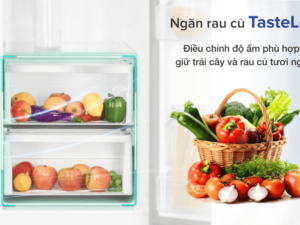 7. Ngăn rau củ TasteLock giúp bảo quản rau, củ, quả lâu dài