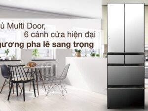 3. Tủ lạnh R-HW540RV(X) với thiết kế đẳng cấp, hiện đại