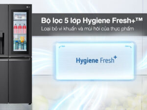 diệt khuẩn - Tủ lạnh LG Inverter 496 lít Multi Door InstaView Door in Door GR-X22MBI