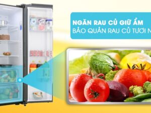 8. Ngăn rau củ giữ ẩm, bảo quản rau củ tươi ngon và lâu dài