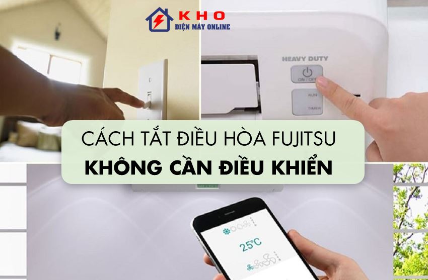 cach bat dieu hoa fujitsu khong can dieu khien 1