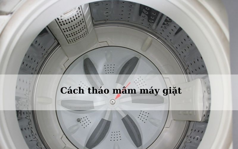 cach thao mam may giat samsung