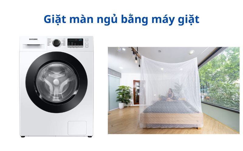 giat man ngu bang may giat