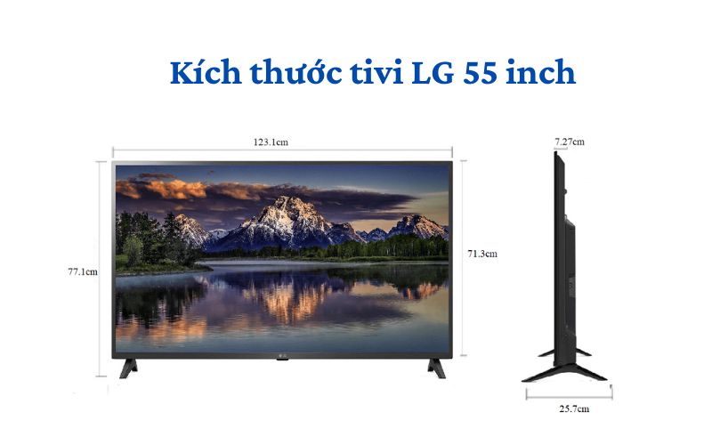 kich thuoc tivi lg 55 inch