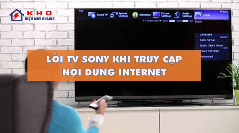 loi tivi sony khi truy cap noi dung internet 1