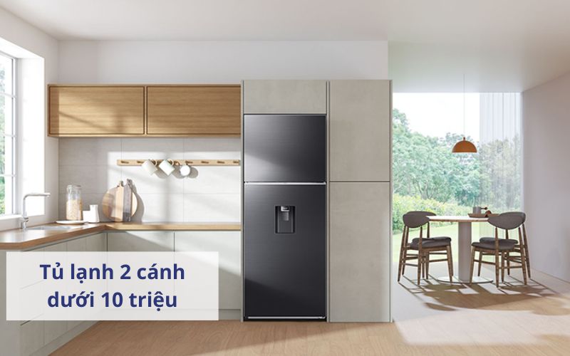 tu lanh 2 canh duoi 10 trieu